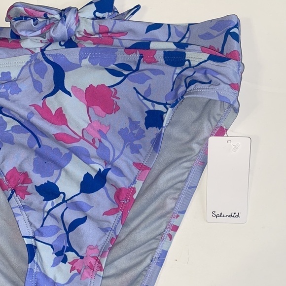 Splendid Floral Flury Floral Retro High Waist Bikini Bottom - Picture 5 of 7